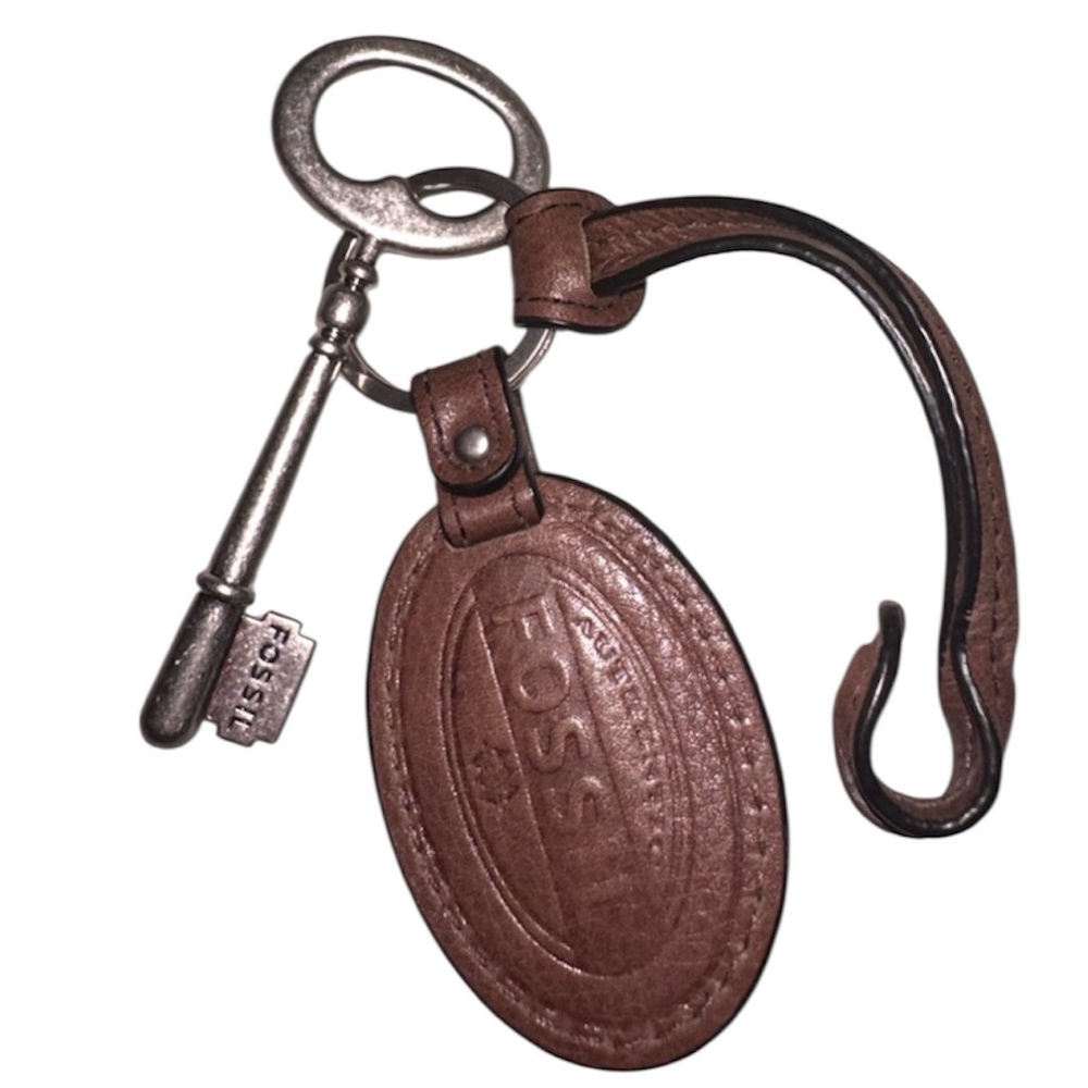 Fossil Key Fob Purse Charm Y2K